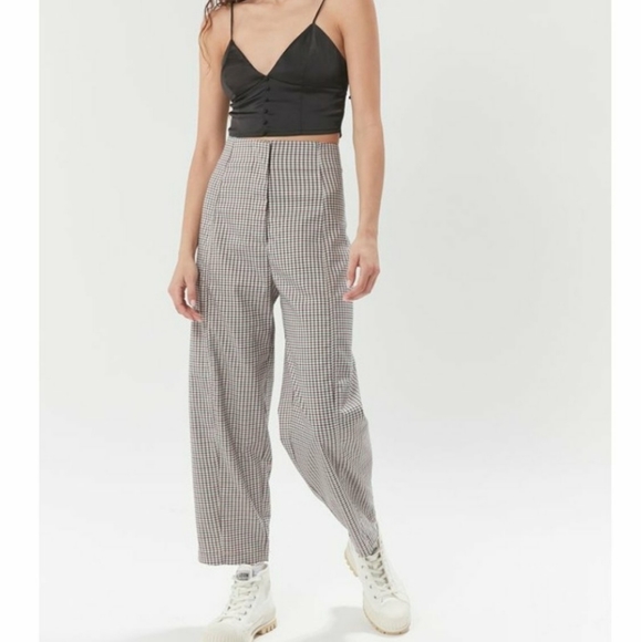 Urban Outfitters Checkered Trousera
